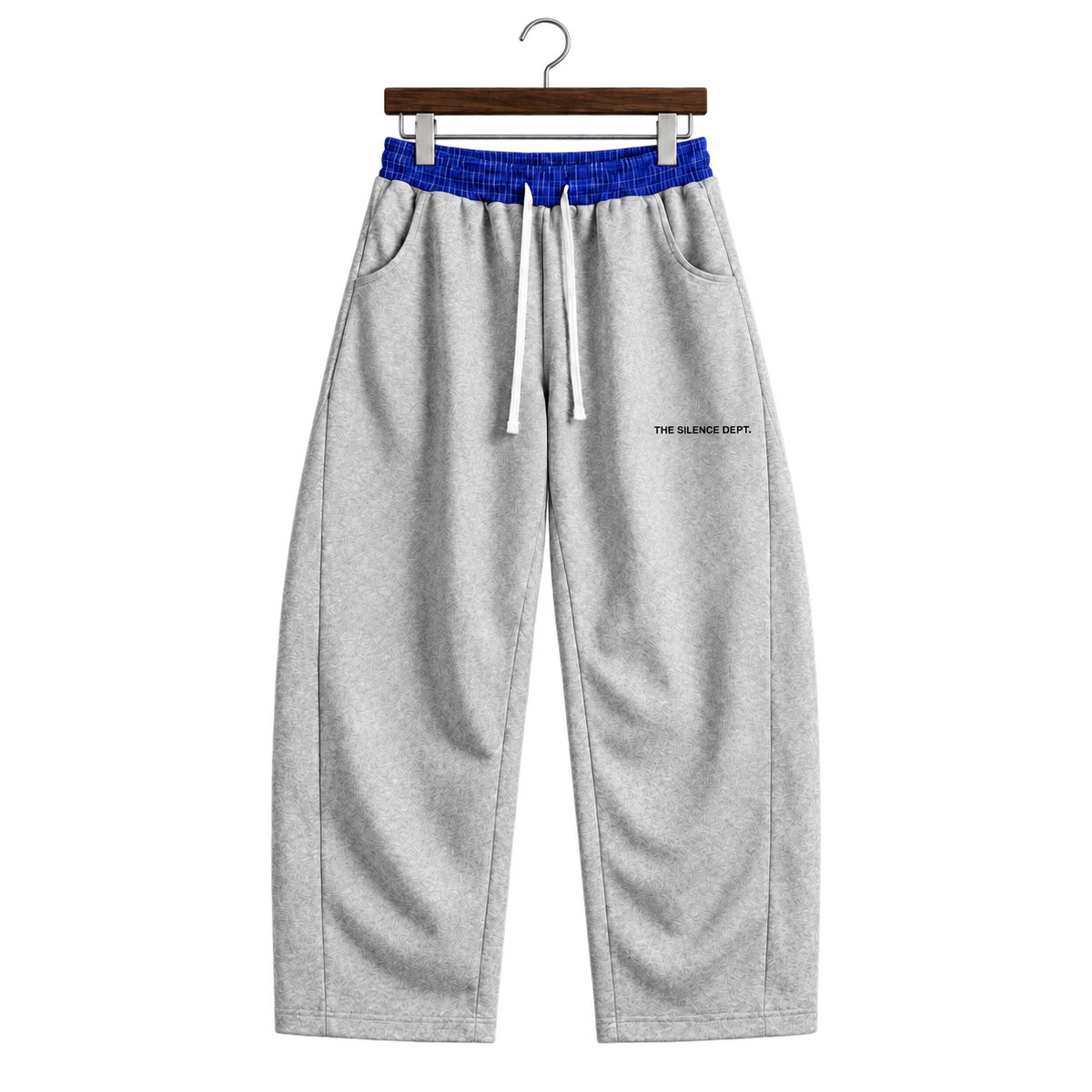 Pixel Goose — Plaid Waistband Sweats — front view